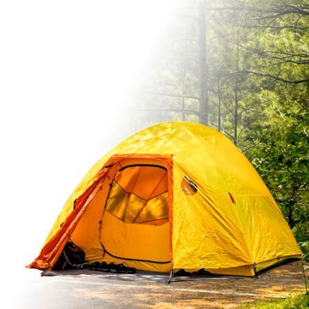 Camping und Berge